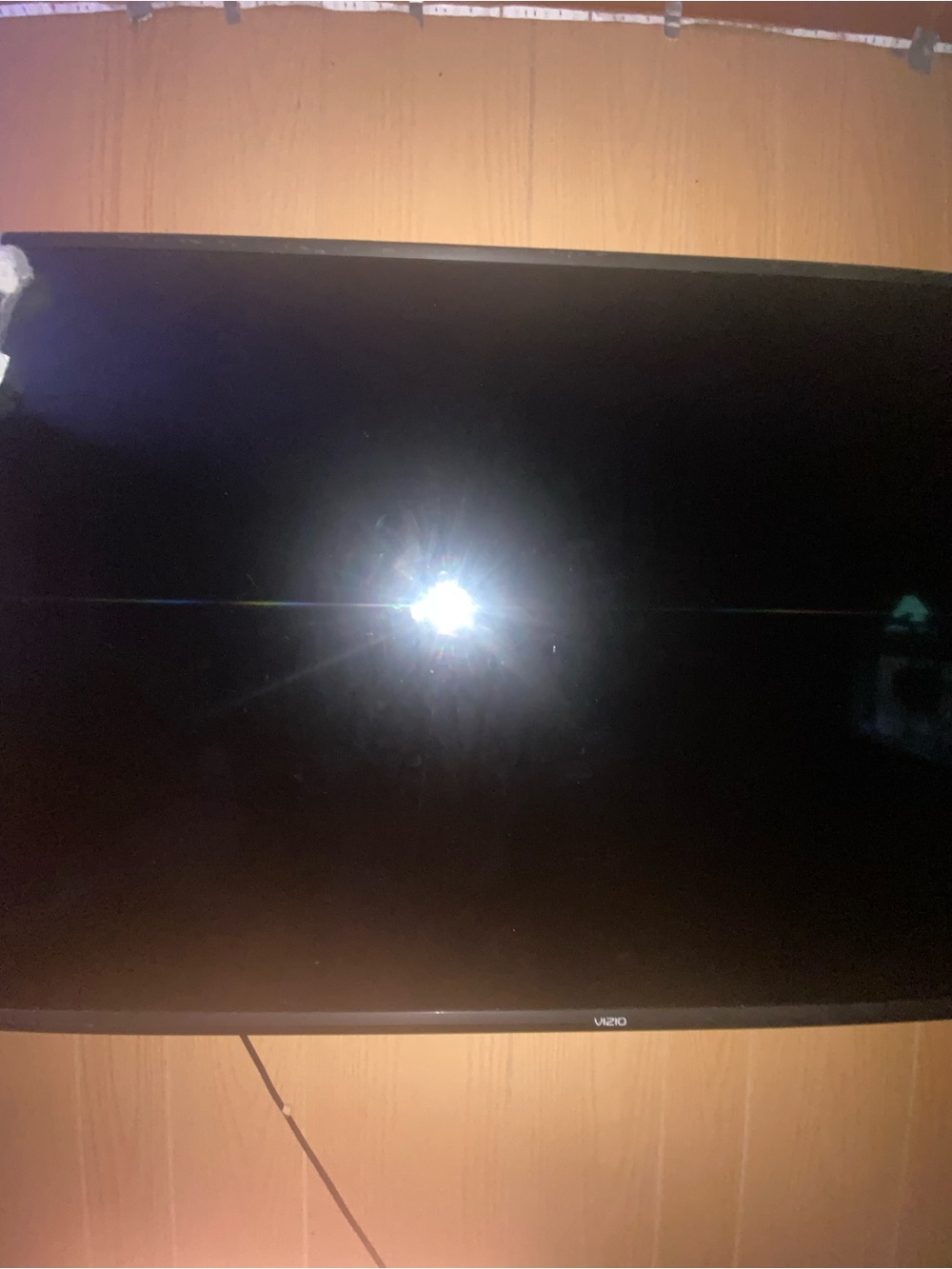 Vizio Black Flat Screen TV - Wall-Mountable LED Display